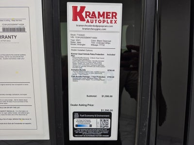 2021 Jeep Wrangler Unlimited Unlimited Willys