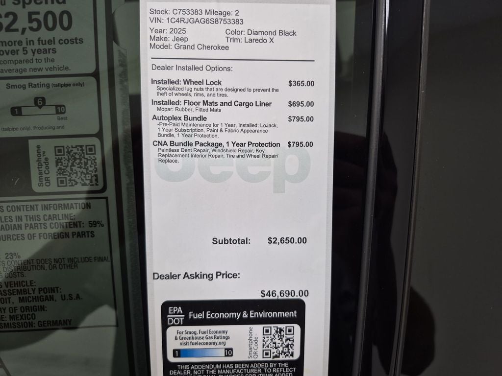 2025 Jeep Grand Cherokee Laredo X