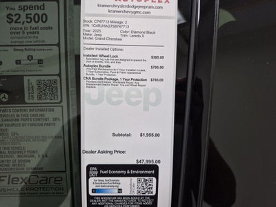 2025 Jeep Grand Cherokee Laredo X