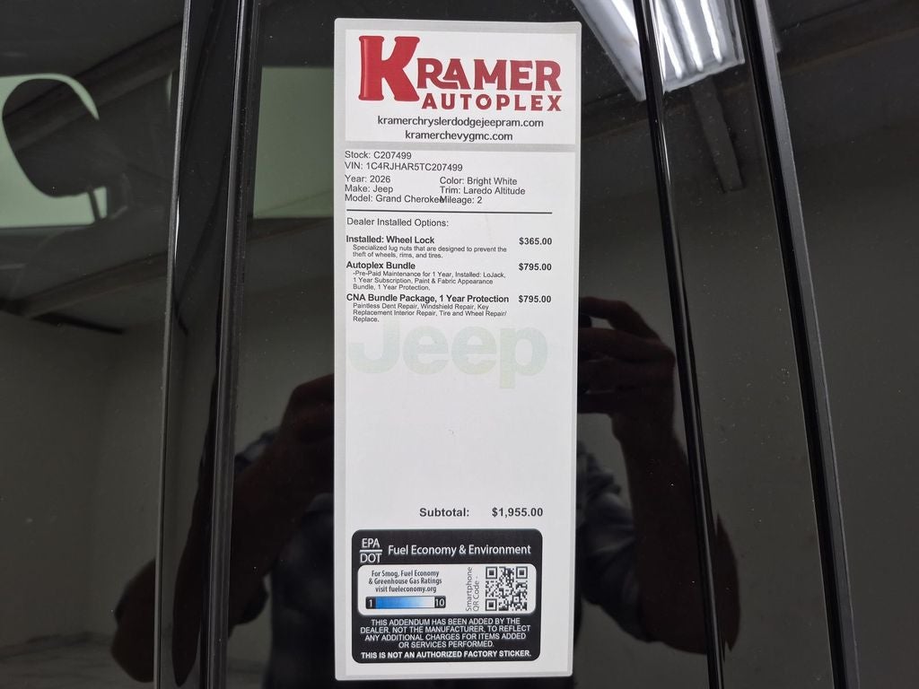 2026 Jeep Grand Cherokee Laredo Altitude