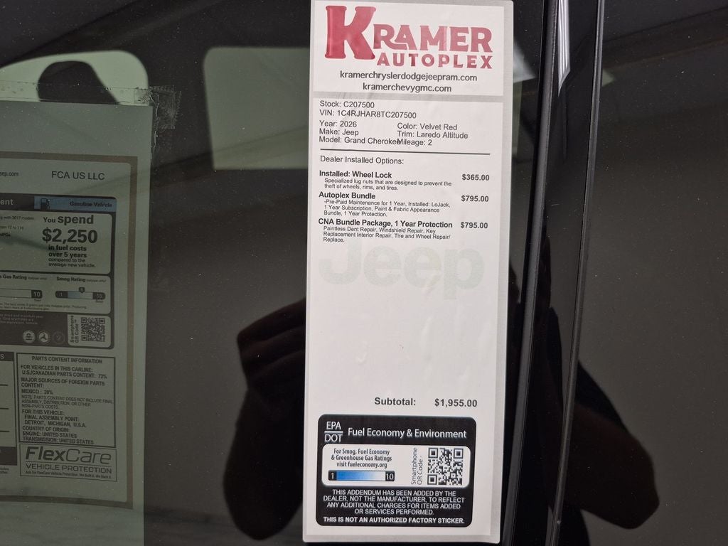 2026 Jeep Grand Cherokee Laredo Altitude