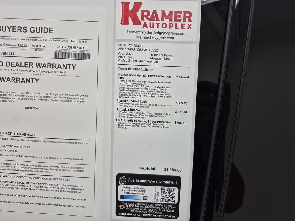 2022 Jeep Grand Cherokee 4xe Trailhawk