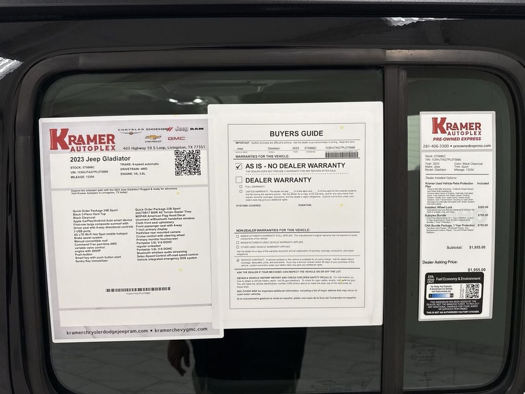 2023 Jeep Gladiator Sport