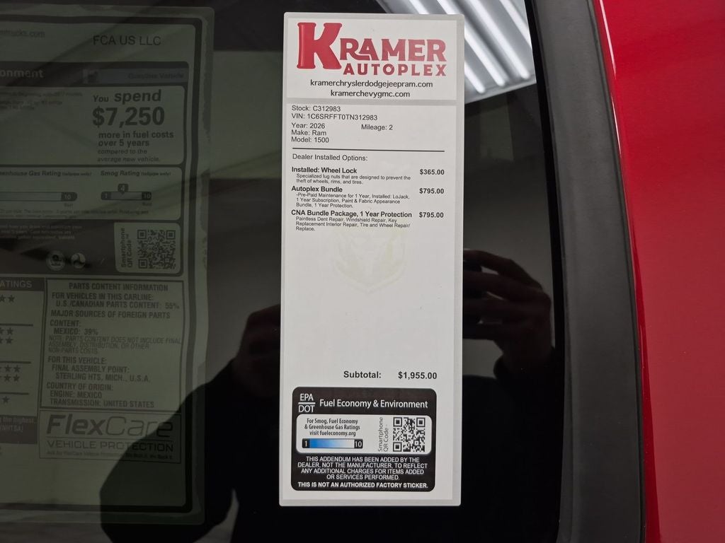 2026 RAM Ram 1500 Lone Star