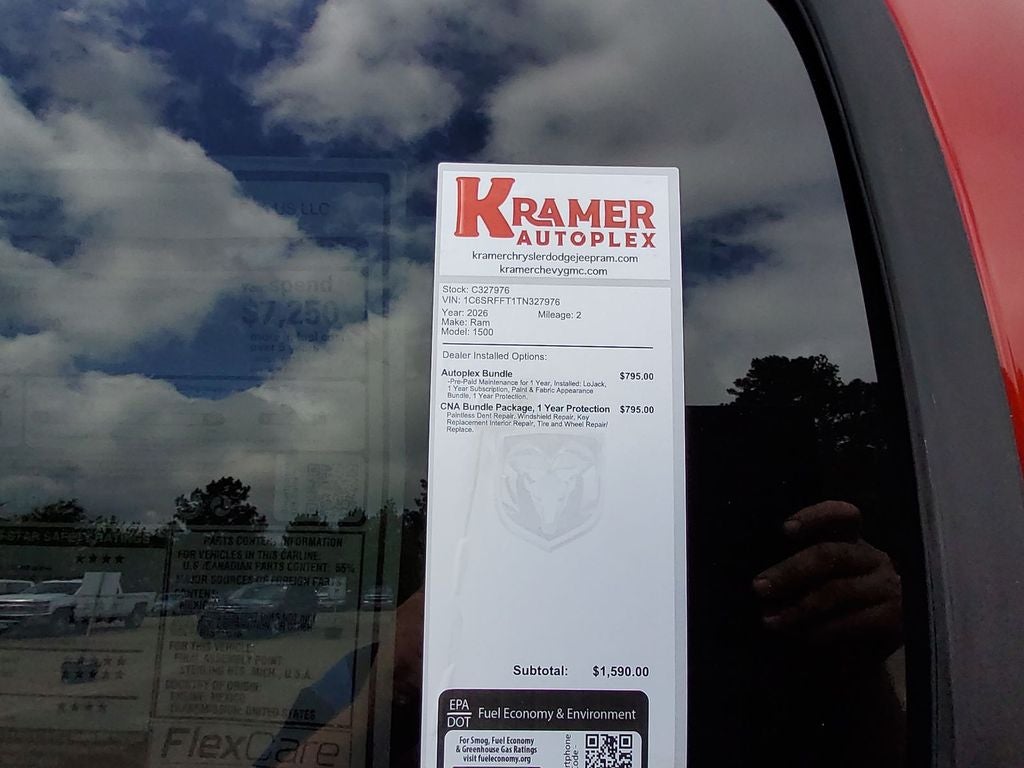 2026 RAM Ram 1500 Lone Star