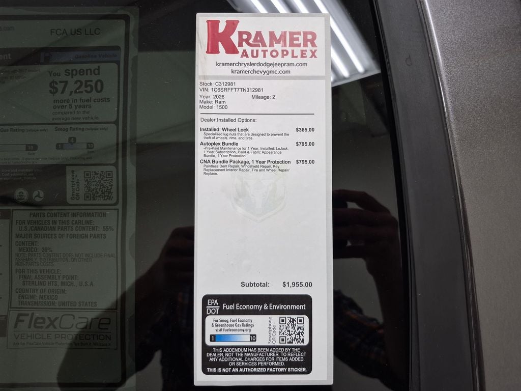 2026 RAM Ram 1500 Lone Star