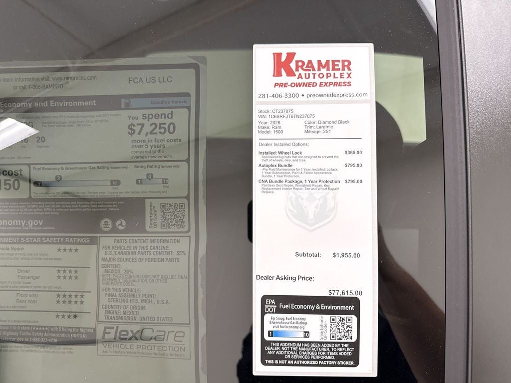 2026 RAM Ram 1500 Laramie