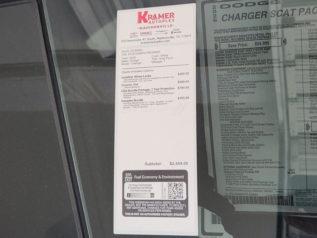 2026 Dodge Charger Scat Pack Plus