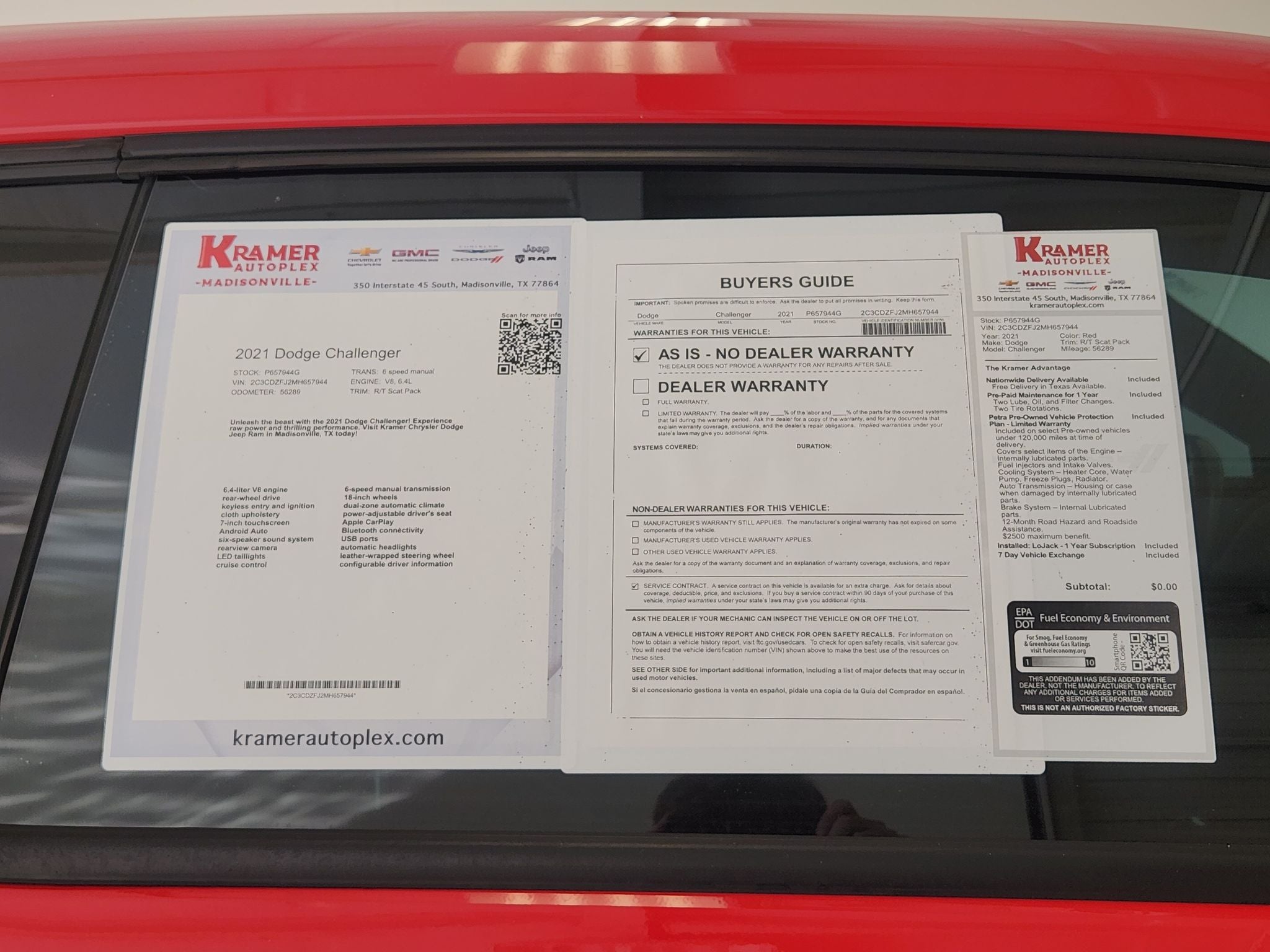 2021 Dodge Challenger R/T Scat Pack