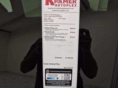 2026 Chrysler Pacifica Select