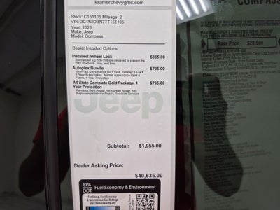 2026 Jeep Compass Latitude Altitude