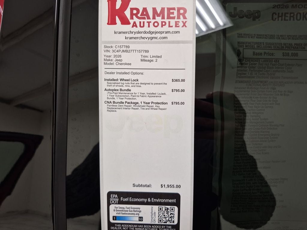 2026 Jeep Cherokee Limited