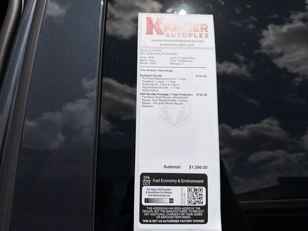 2026 RAM Ram 2500 Tradesman