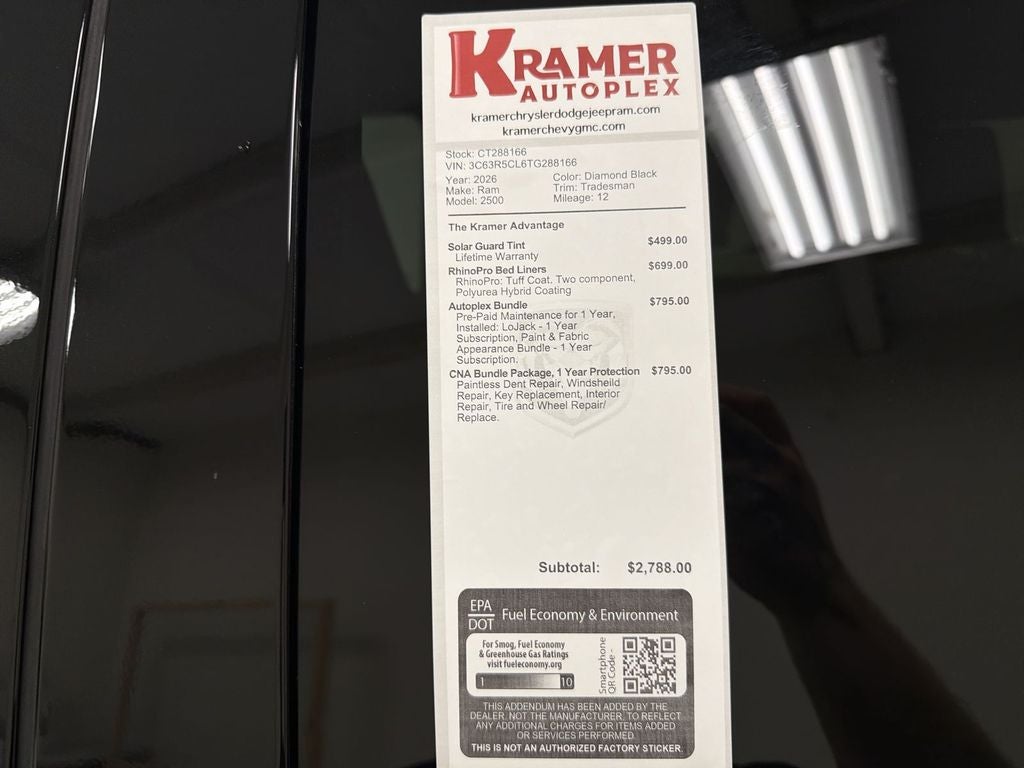2026 RAM Ram 2500 Tradesman