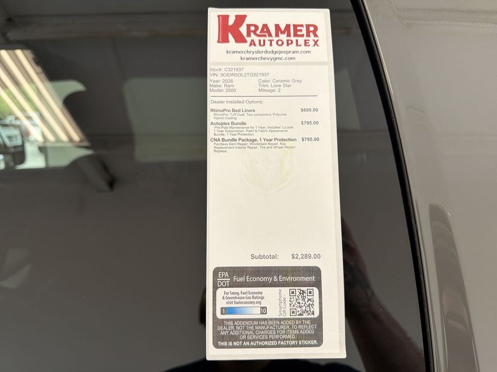 2026 RAM Ram 2500 Lone Star