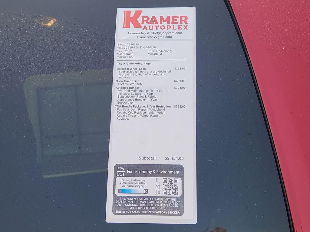 2027 RAM Ram 3500 Tradesman