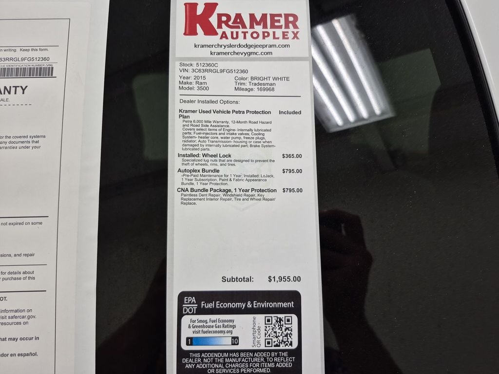 2015 RAM 3500 Tradesman