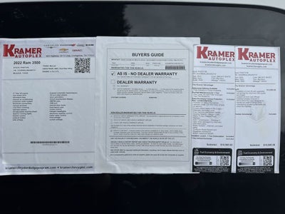 2022 RAM 3500 Big Horn