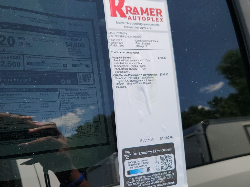 2026 RAM Ram 1500 Express