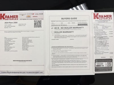 2024 RAM 2500 Tradesman