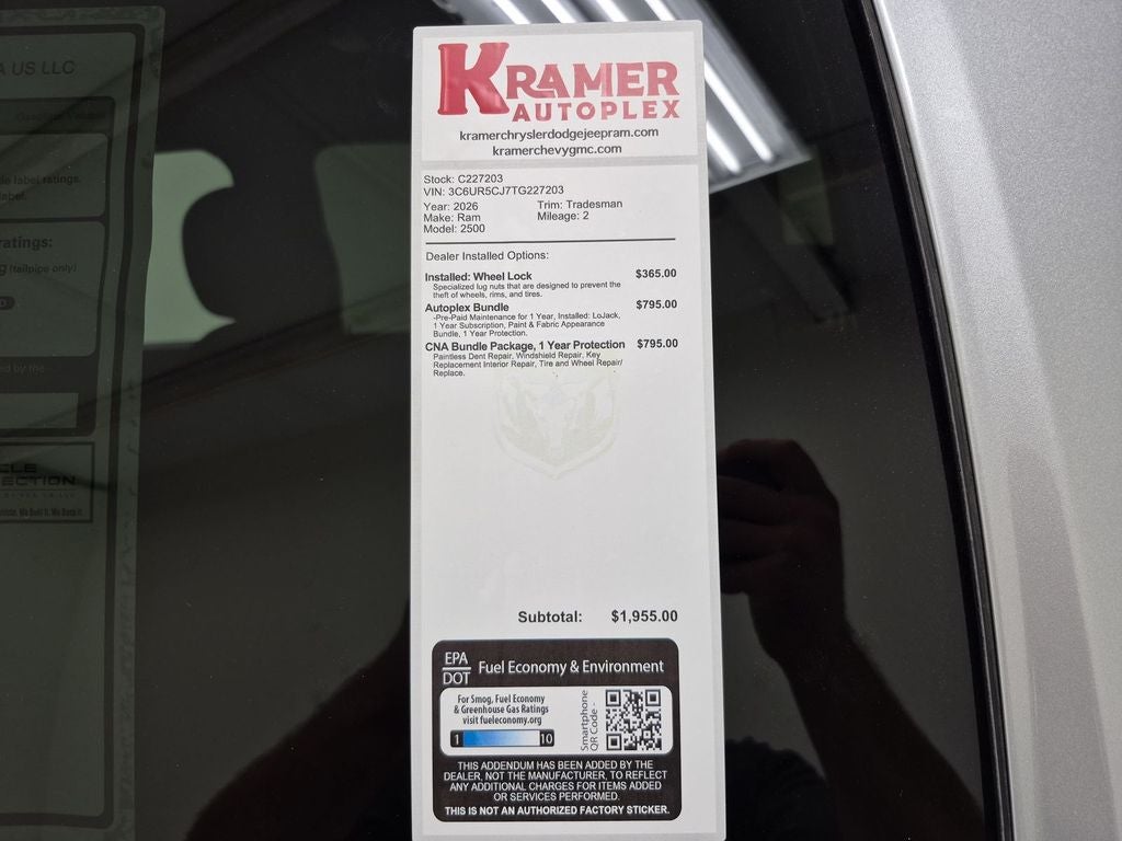 2026 RAM Ram 2500 Tradesman