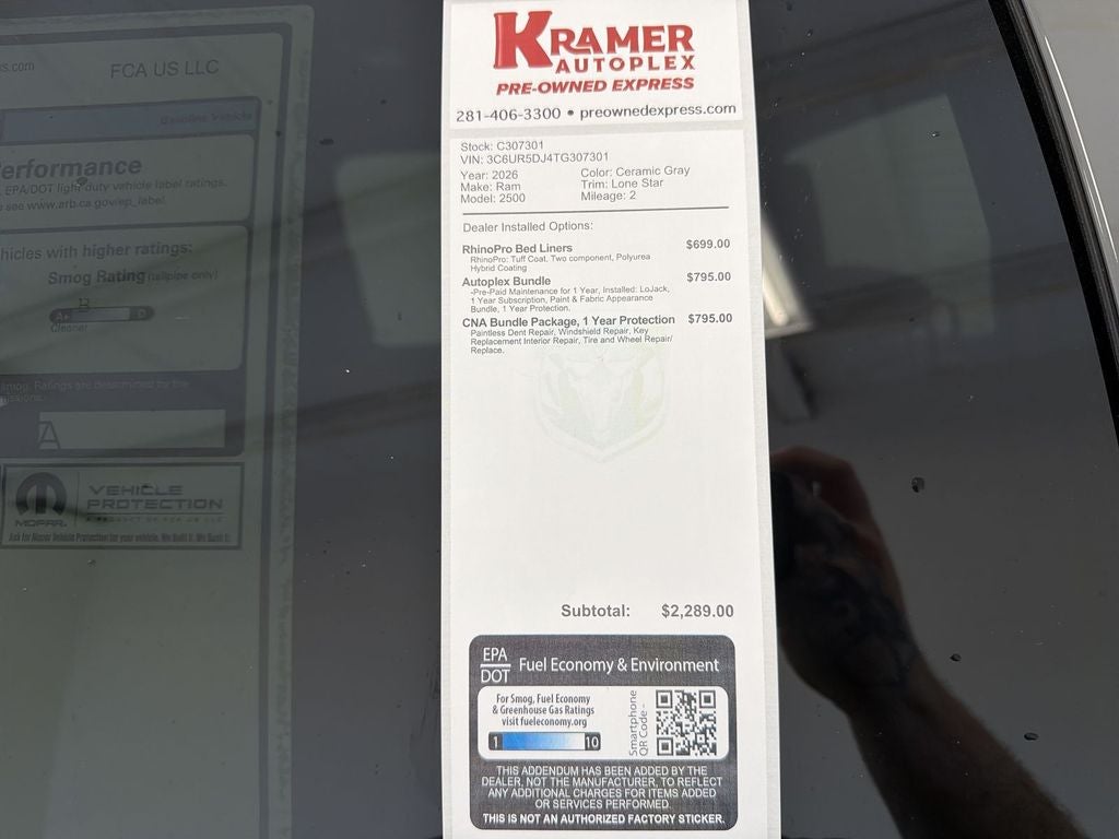 2026 RAM Ram 2500 Lone Star