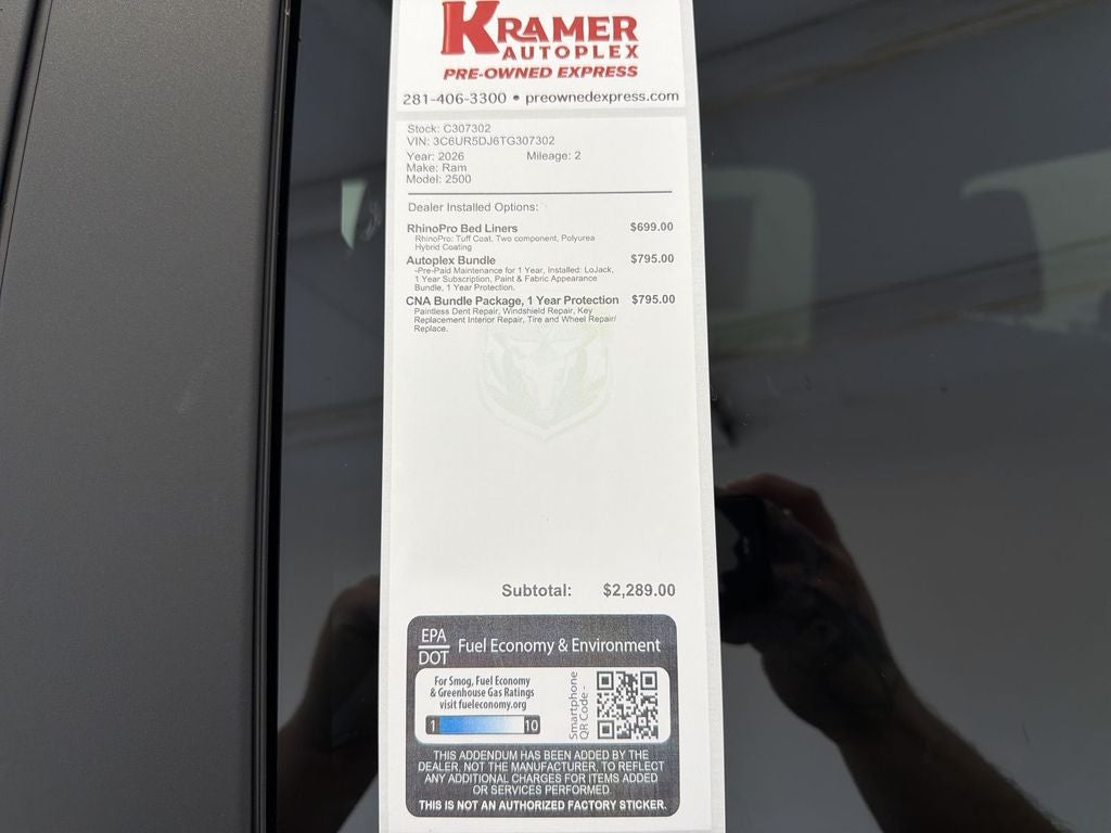 2026 RAM Ram 2500 Lone Star