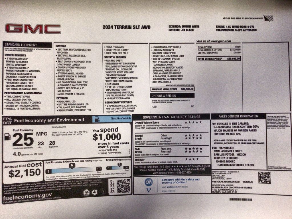 2024 GMC Terrain SLT