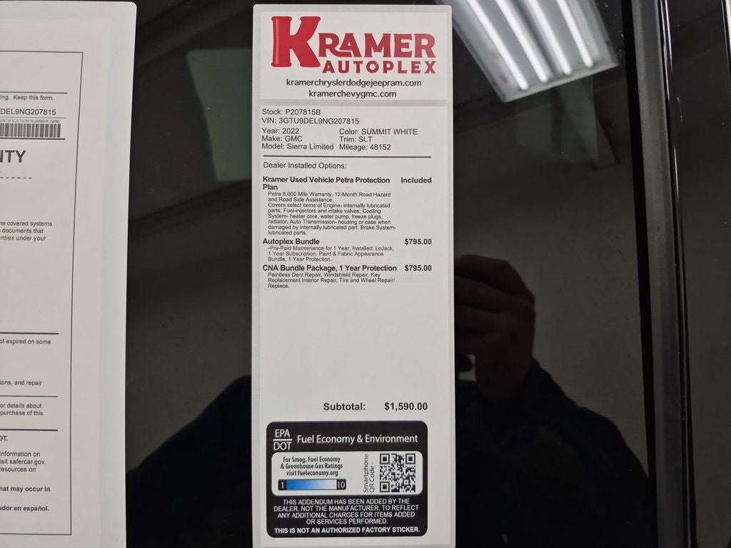 2022 GMC Sierra 1500 Limited SLT