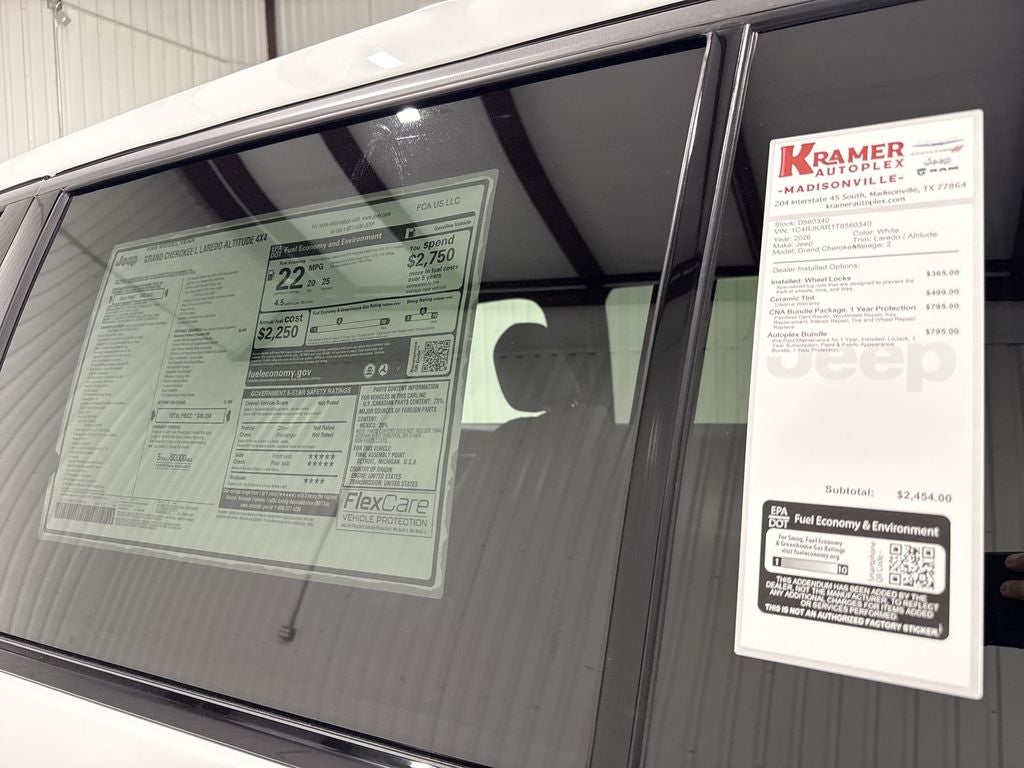 2026 Jeep Grand Cherokee GRAND CHEROKEE L LAREDO ALTITUDE 4X4