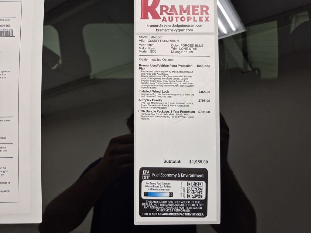 2025 RAM 1500 Lone Star Crew Cab 4x4 5'7' Box