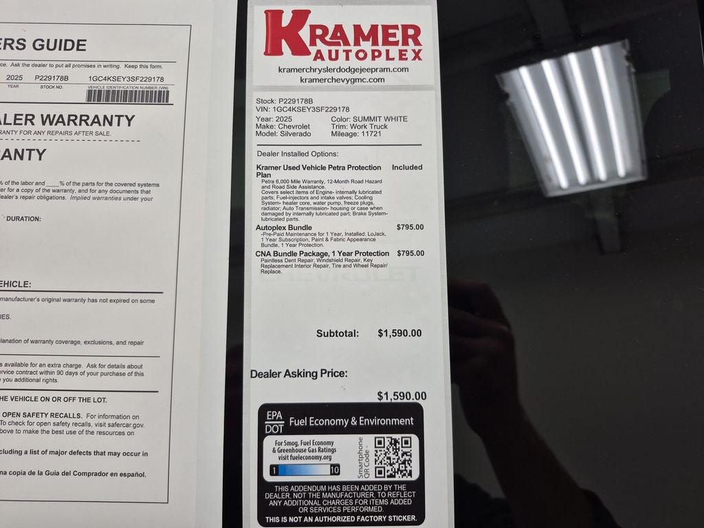 2025 Chevrolet Silverado 3500HD 4WD Crew Cab Long Bed Work Truck