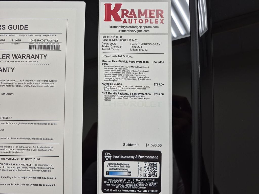 2026 Chevrolet Tahoe 4WD Z71