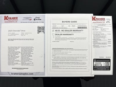 2025 Chevrolet Tahoe 4WD RST