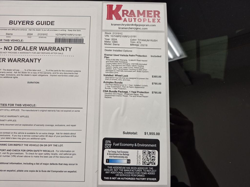 2024 GMC Sierra 2500HD 4WD Crew Cab Standard Bed AT4