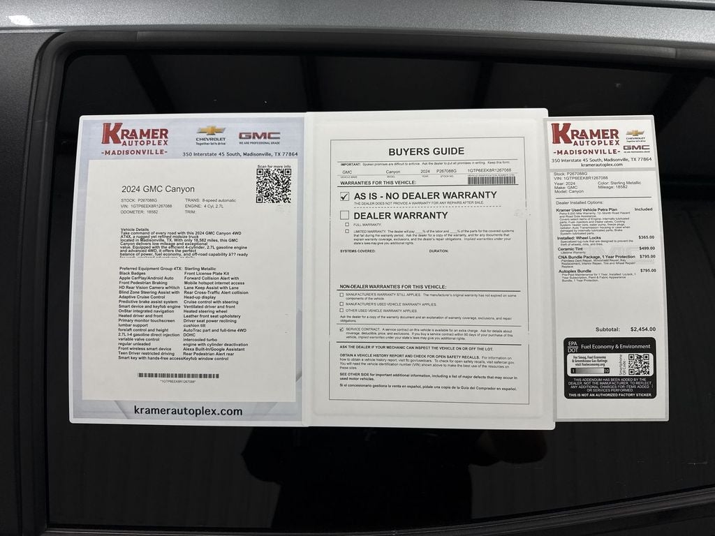 2024 GMC Canyon 4WD AT4X