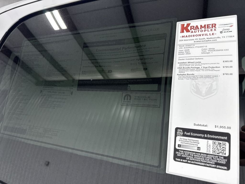 2026 RAM Ram 2500 RAM 2500 TRADESMAN CREW CAB 4X4 6'4' BOX
