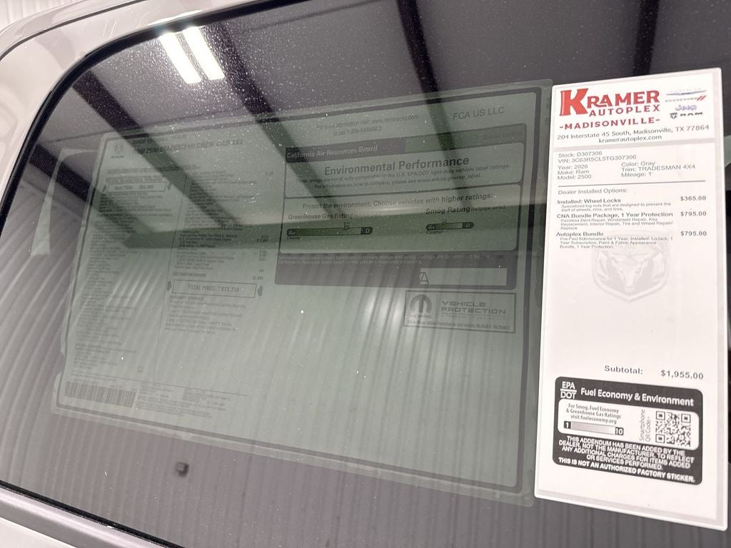 2026 RAM Ram 2500 RAM 2500 TRADESMAN CREW CAB 4X4 6'4' BOX