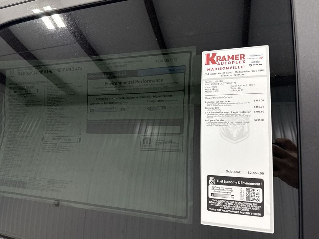 2026 RAM Ram 2500 RAM 2500 LONE STAR CREW CAB 4X4 6'4' BOX