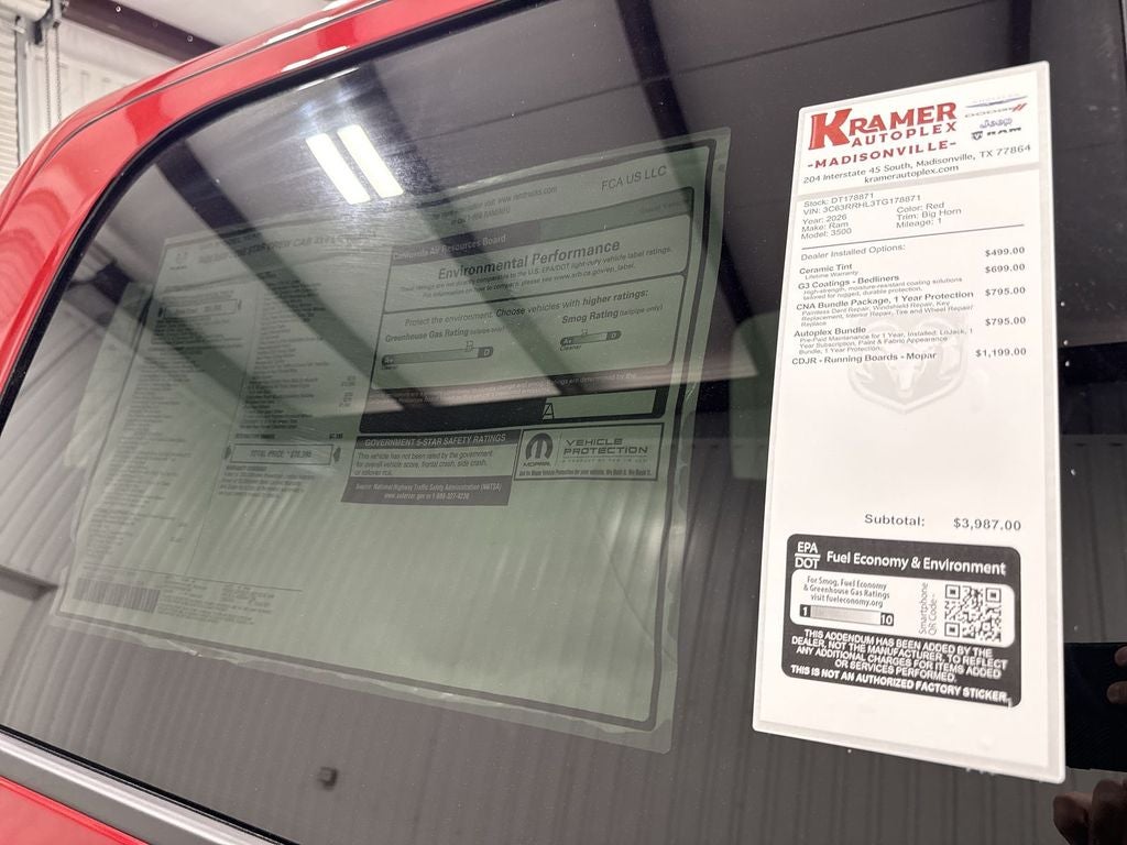 2026 RAM Ram 3500 RAM 3500 LONE STAR CREW CAB 4X4 8' BOX