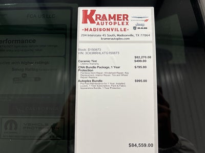 2026 RAM Ram 3500 RAM 3500 BIG HORN CREW CAB 4X4 8' BOX