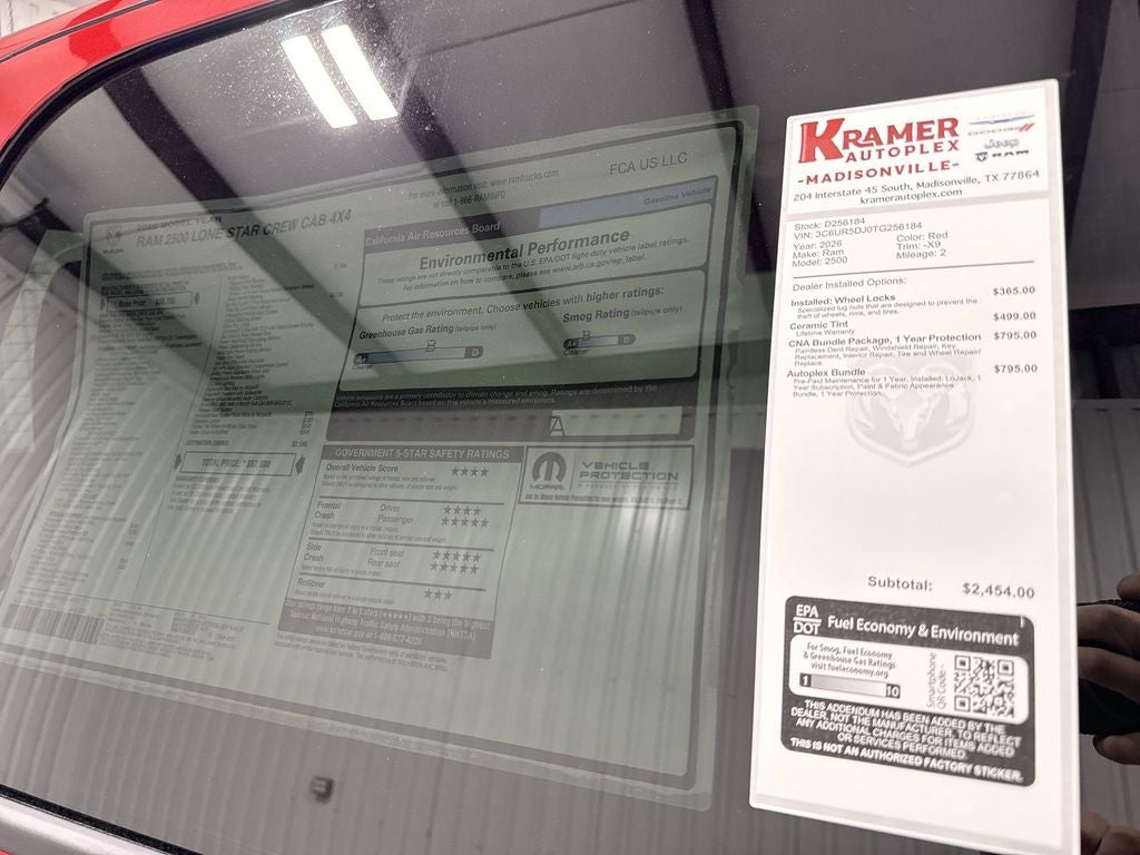 2026 RAM Ram 2500 RAM 2500 LONE STAR CREW CAB 4X4 6'4' BOX