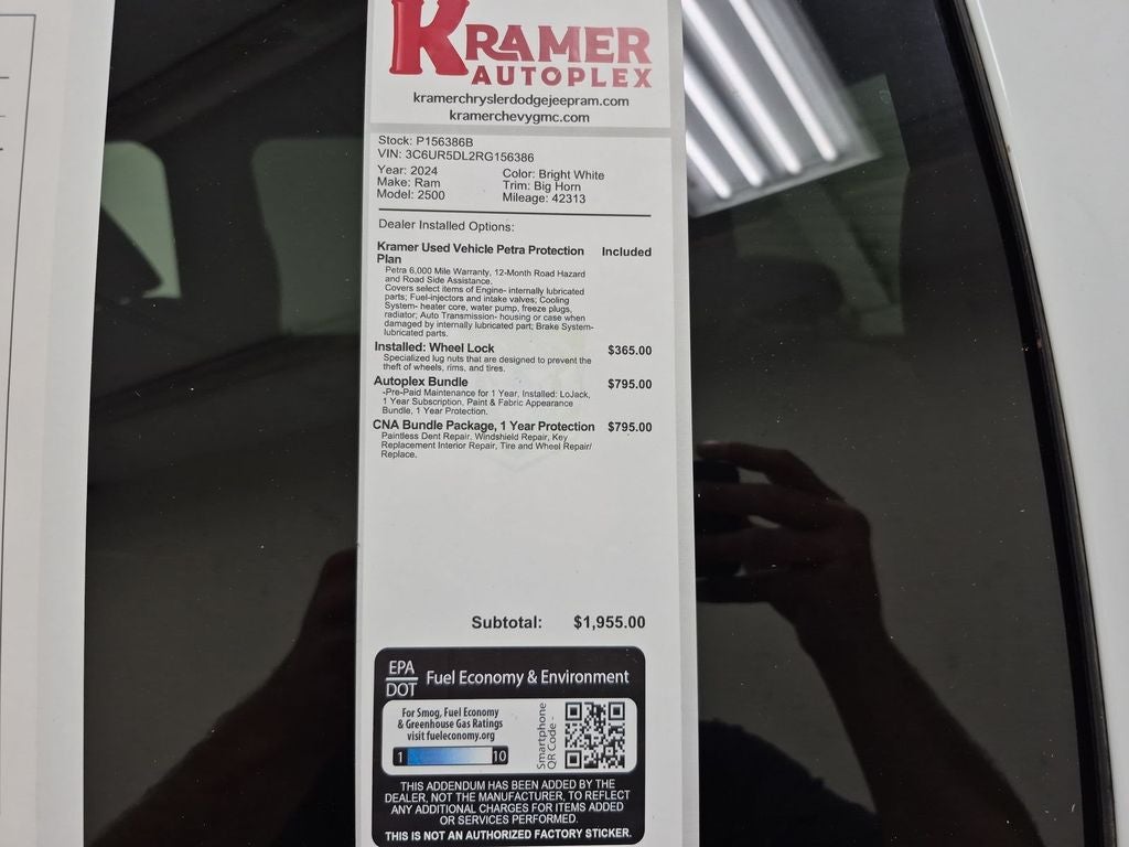 2024 RAM 2500 Big Horn Crew Cab 4x4 6'4' Box