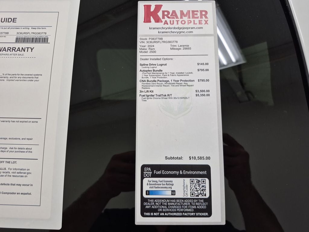 2024 RAM 2500 Laramie Crew Cab 4x4 6'4' Box