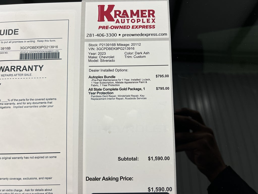 2023 Chevrolet Silverado Custom