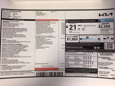 2021 Kia Telluride SX