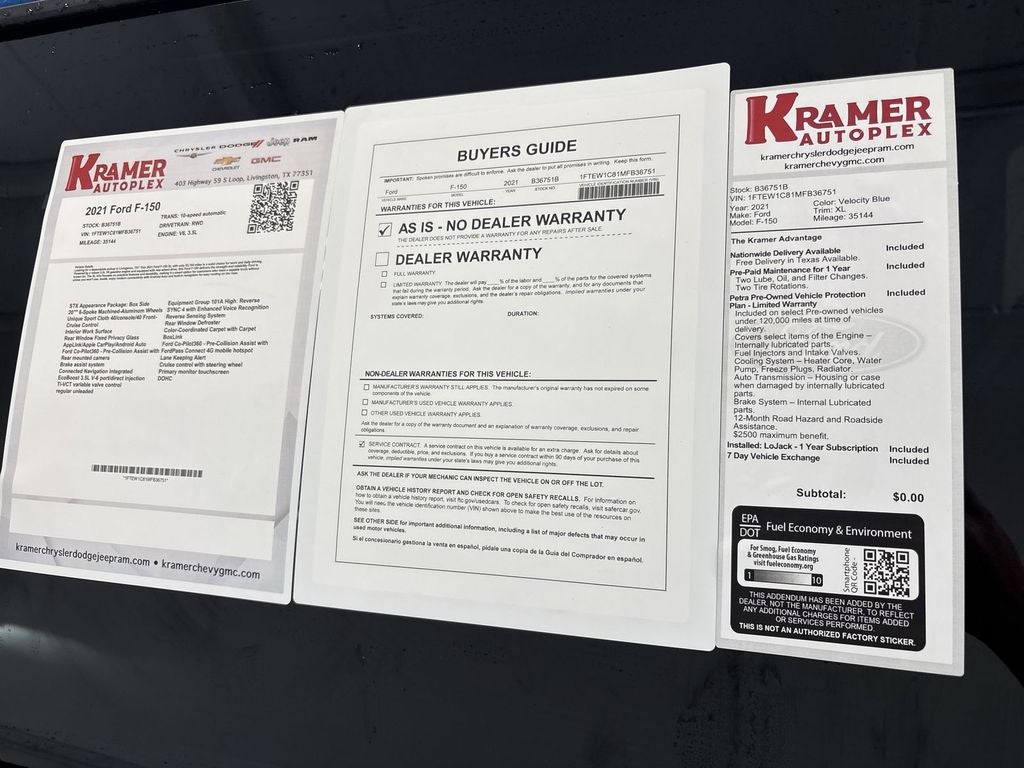 2021 Ford F-150 XL
