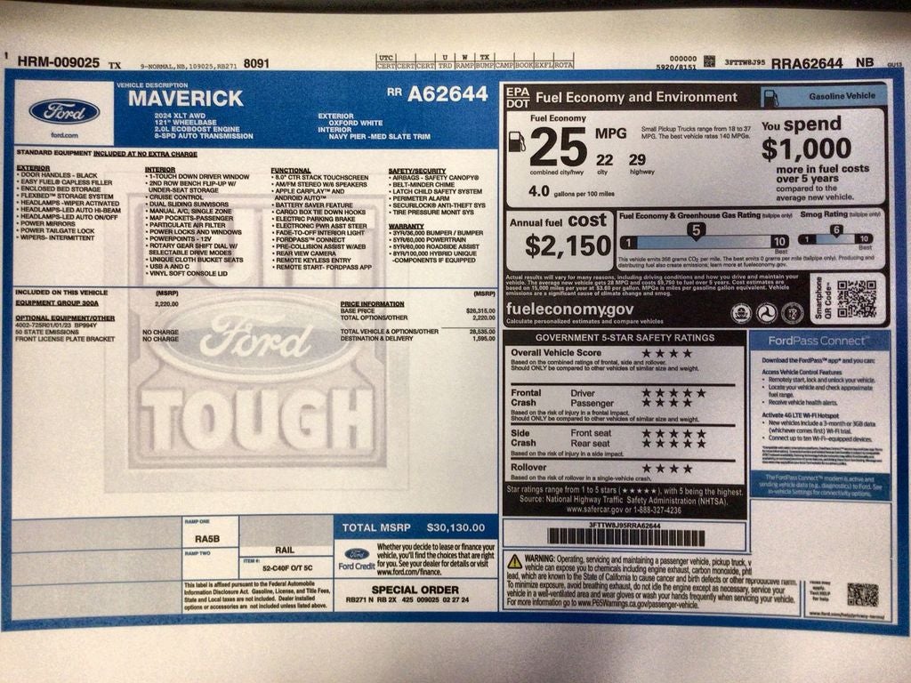 2024 Ford Maverick XLT
