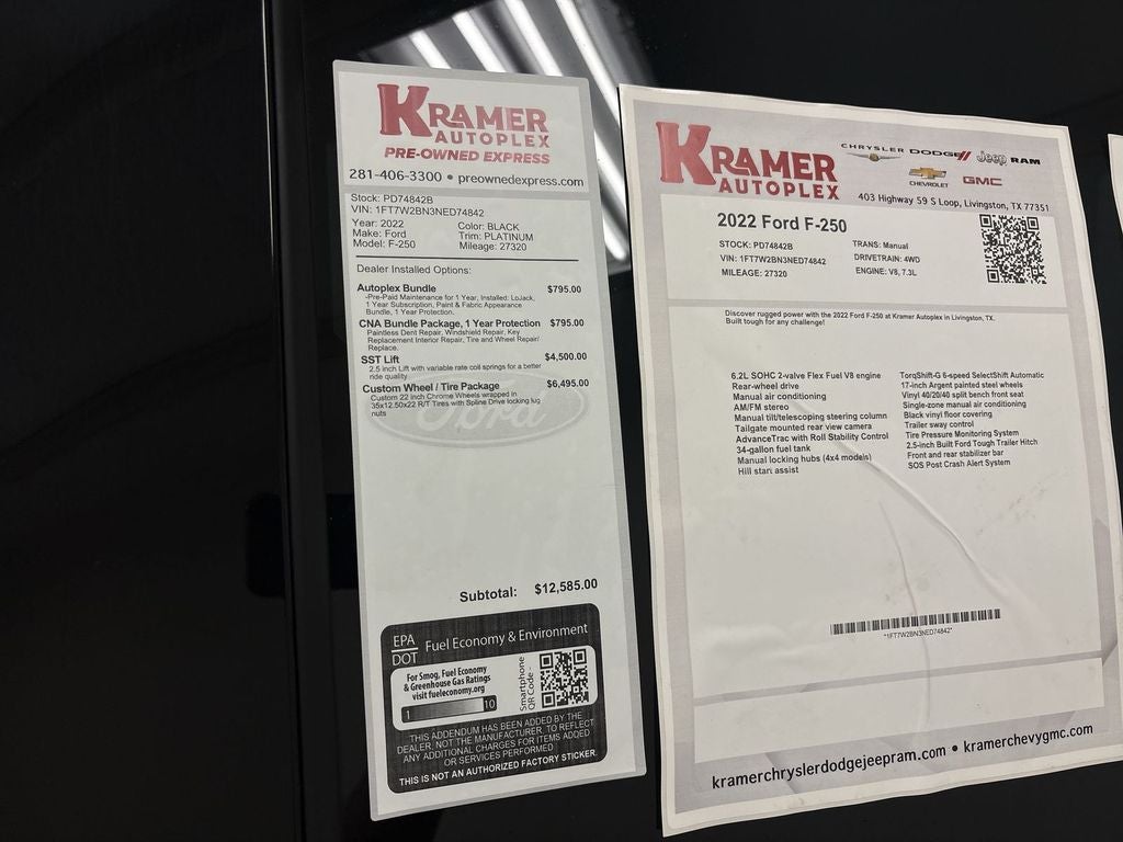 2022 Ford F-250 Platinum