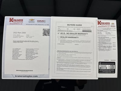 2022 RAM 2500 Laramie Crew Cab 4x4 6'4" Box